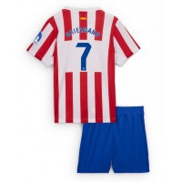 Atletico Madrid Antoine Griezmann #7 Domáci Detský futbalový dres 2025-26 Krátky Rukáv (+ trenírky)